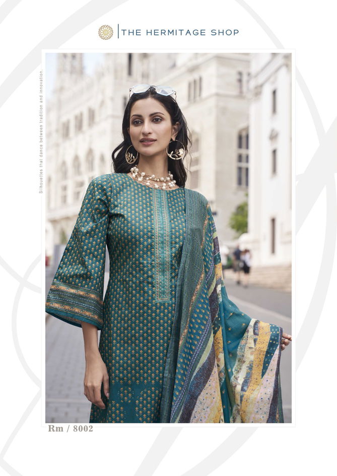 Roz Meher By The Hermitage lawn Karachi Cotton Dress Material Wholesale Shop In Surat